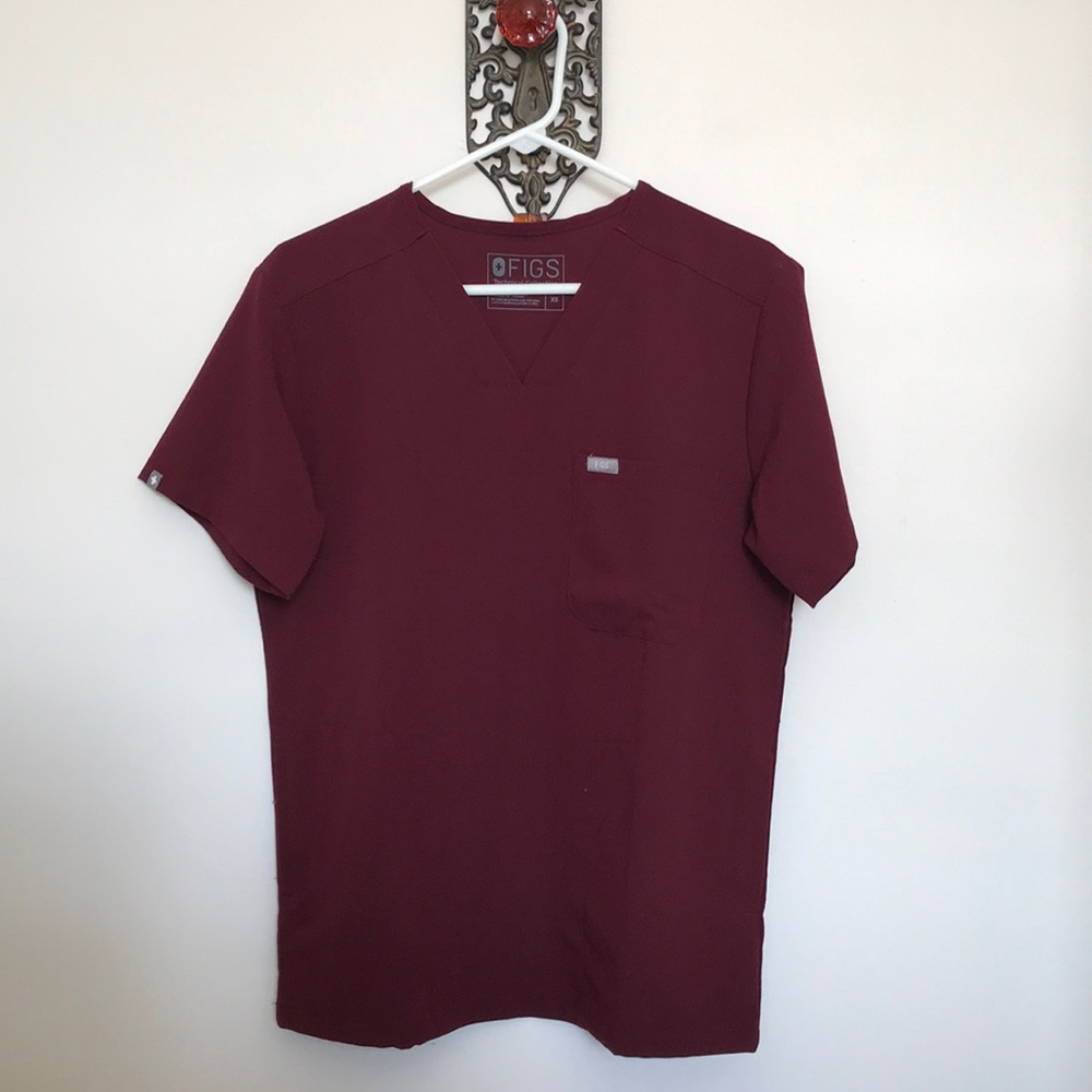 Figs Male Scrub Top